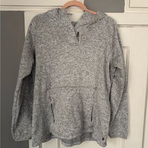 Legendary Whitetails Gray Button-Up Hooded Sweater